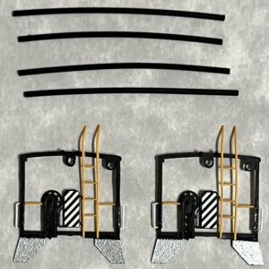 1408B Rio Grande black caboose 1978 light package